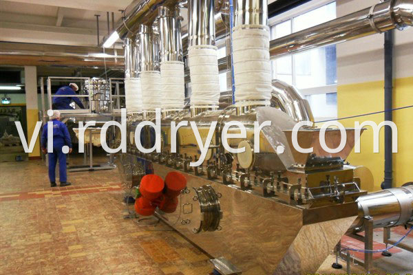 sugar powder vibrating Fluidized Bed Dryer